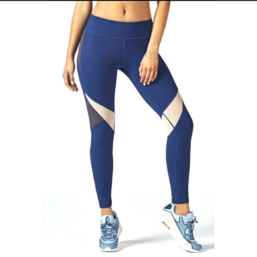 Fabletics Midrise Mesh Powerhold Leggings